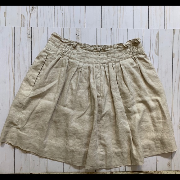 J crew paper bag style skirt size 2 W/ POCKETS - Picture 3 of 6